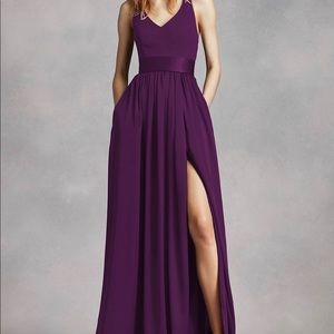 VERA WANG Halter Dress